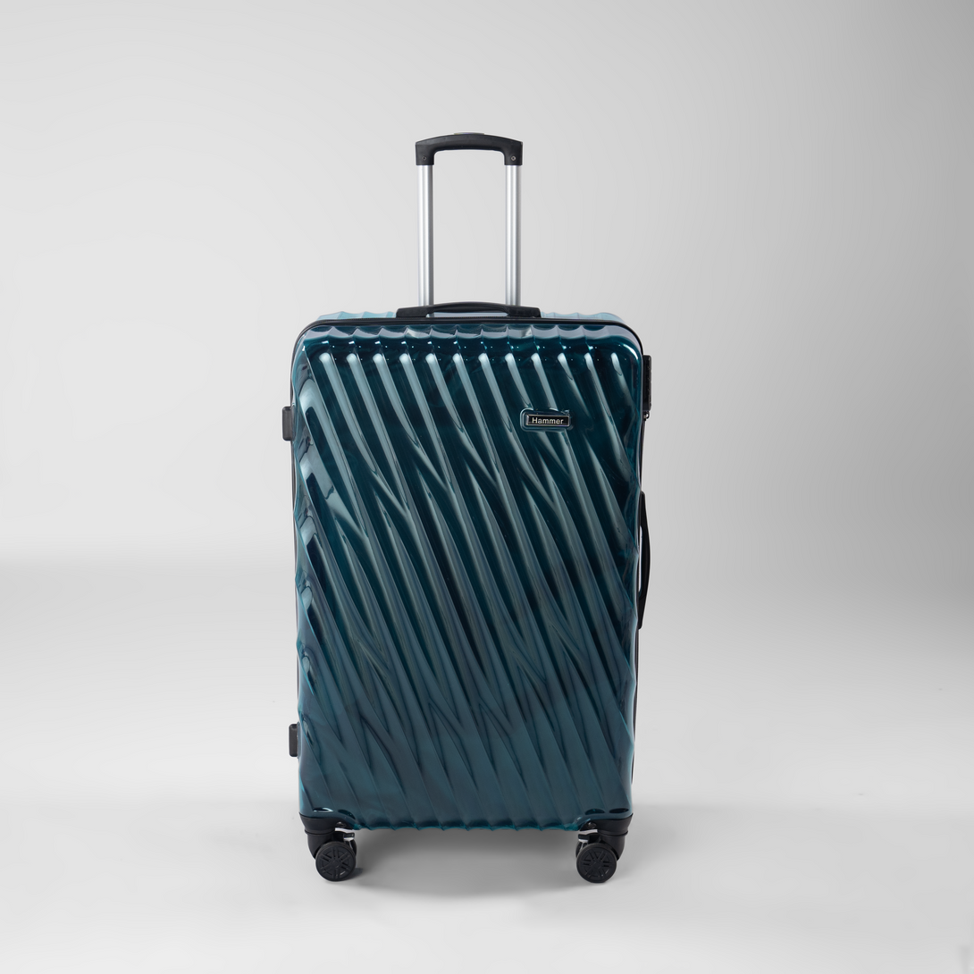 30 Inch Sea Wave Ultra Durable Check In Luggage Perfect for Extended Hammer
