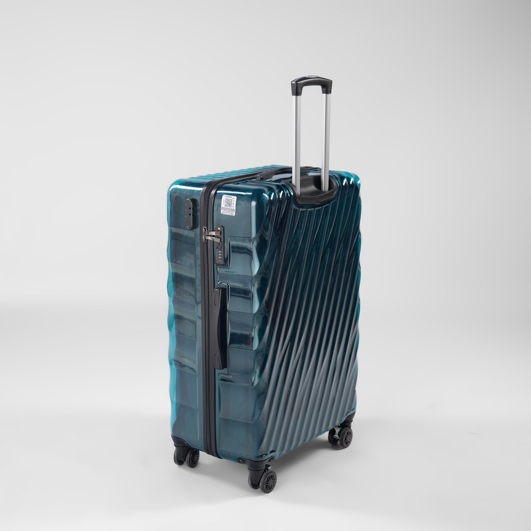 30 Inch Sea Wave Ultra Durable Check In Luggage Perfect for Extended Hammer